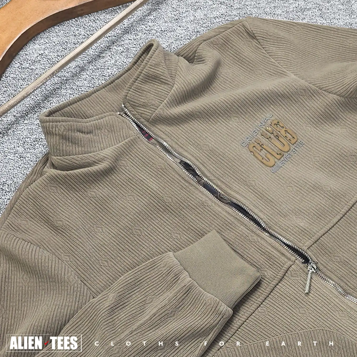 7W01 Almond Frost - Knit Jacquard Jacket