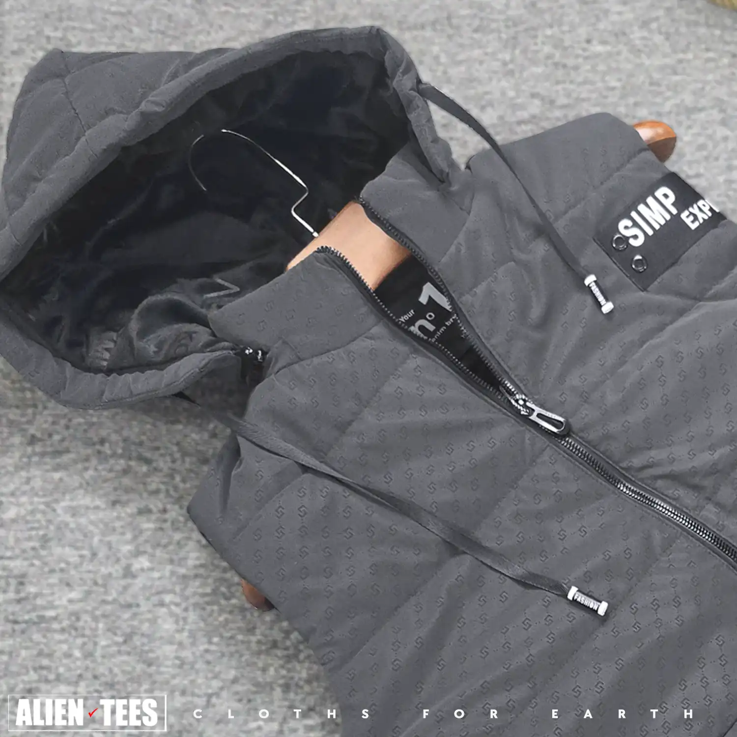 7W07 Marble Grey - Glossy Stealth Sleeveless Padded