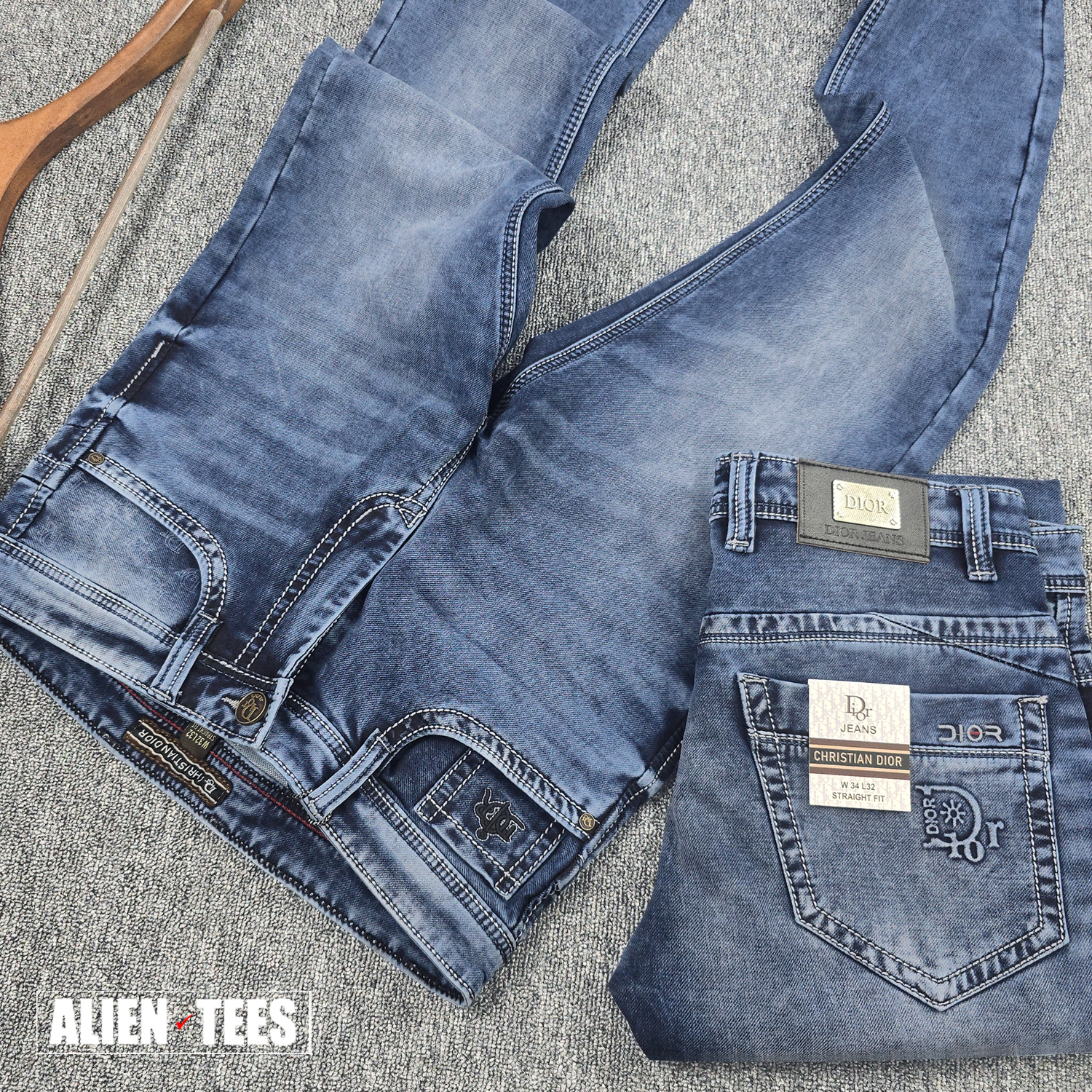 2J122 Faded Medium Blue - Atelier Stitch Denim