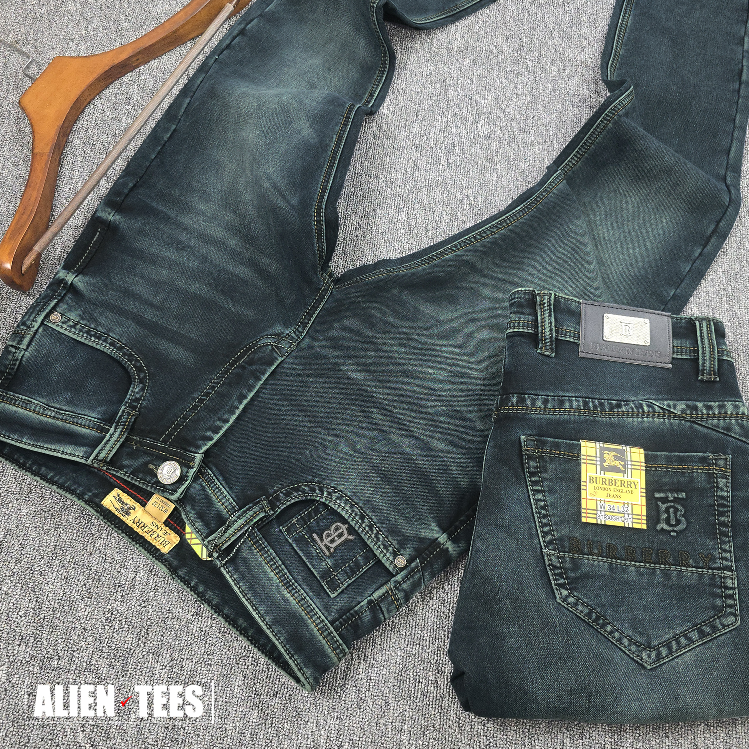 2J133 Faded Haze Olive - Atelier Stitch Denim