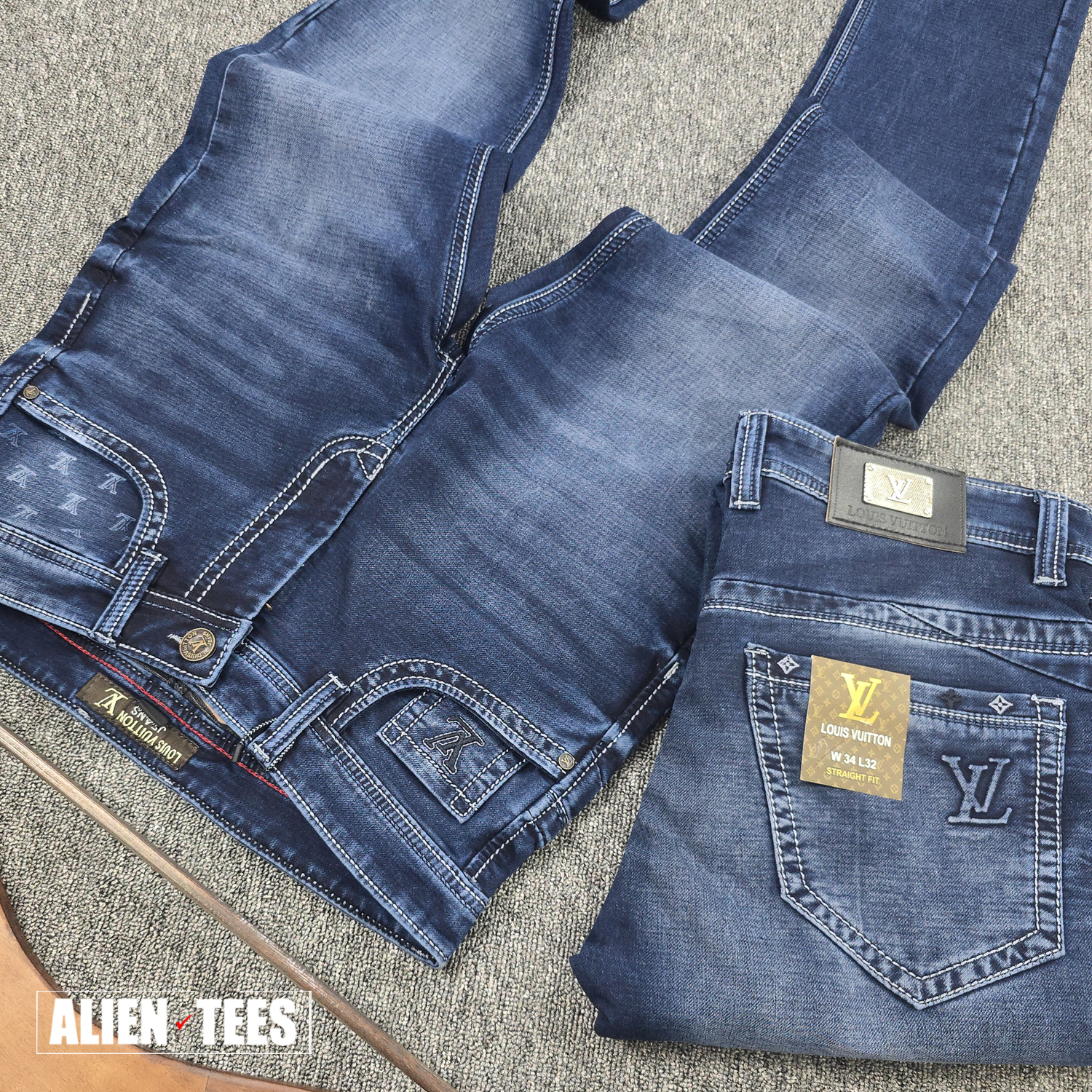 2J139 Slate Blue Stone Wash - Atelier Stitch Denim